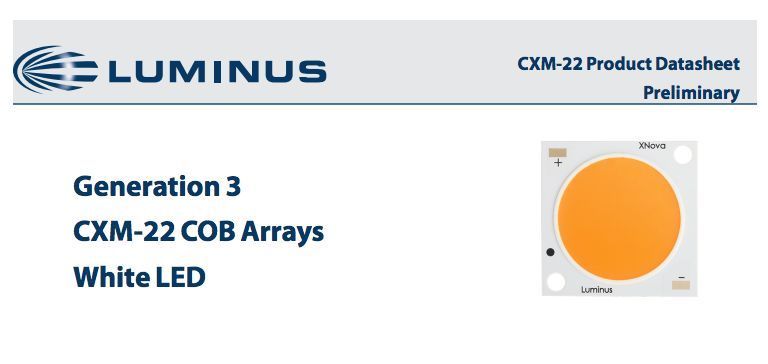 Luminus CXM-22 60W(60-200W) 4000K СXM-22 фото