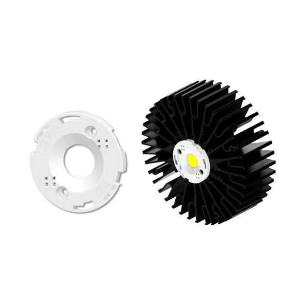 Радіатор для світлодіодів ModuLED Giga 15250-B (152x50 мм) АНОД 70-150W 2548676299 фото